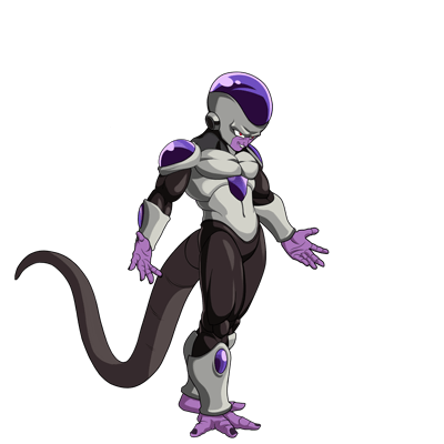 Black Frieza trong artwork client Dragon Ball